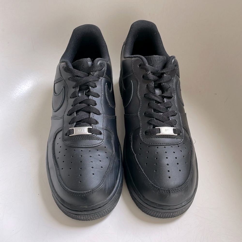 Nike Air Force 1, black, men’s size US 10